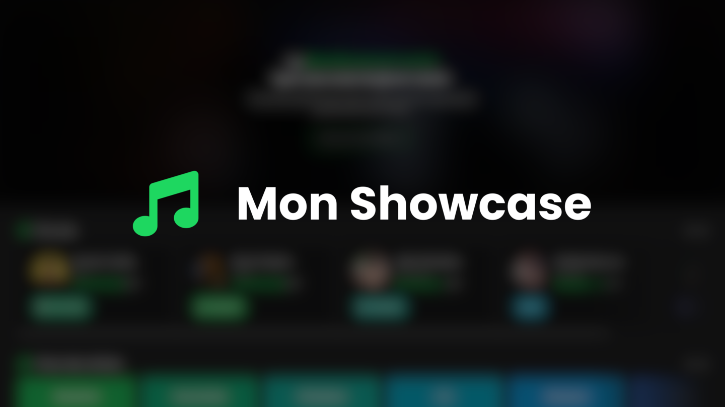 Mon Showcase website